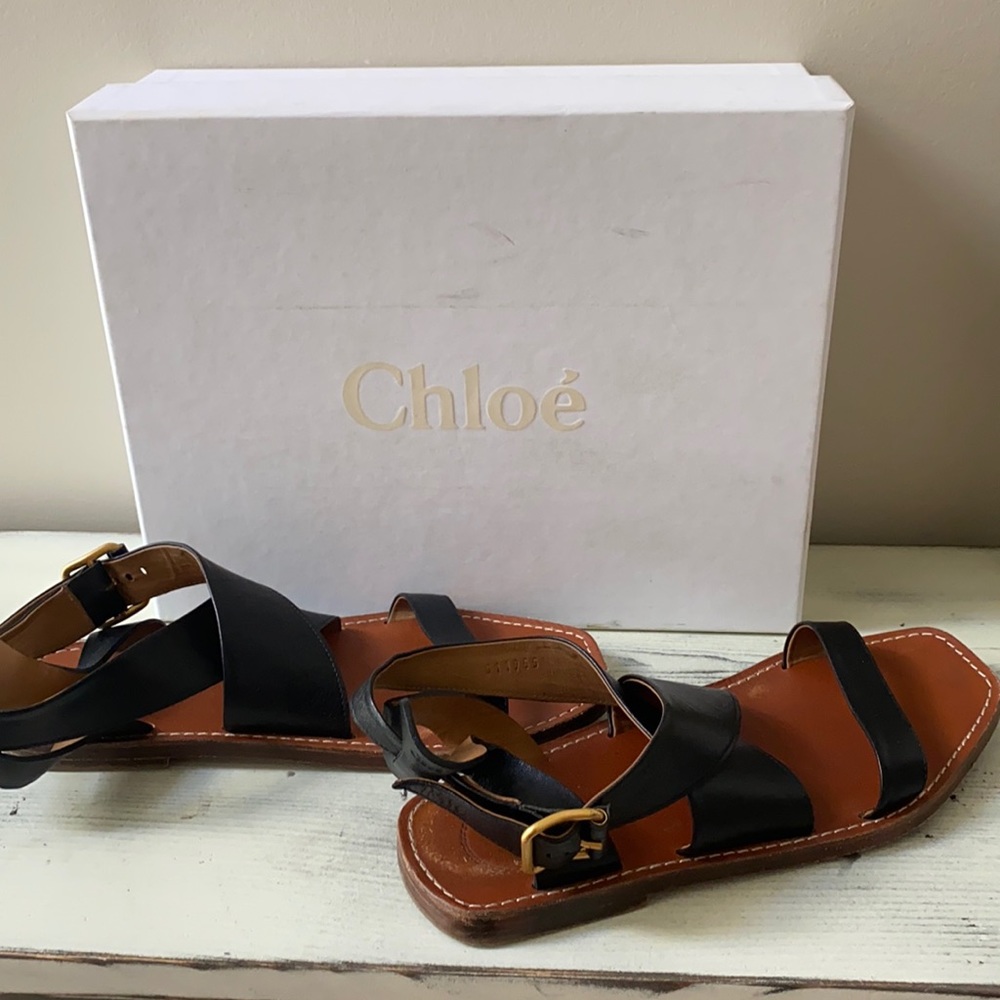 Chloe Virginia Flat Sandal